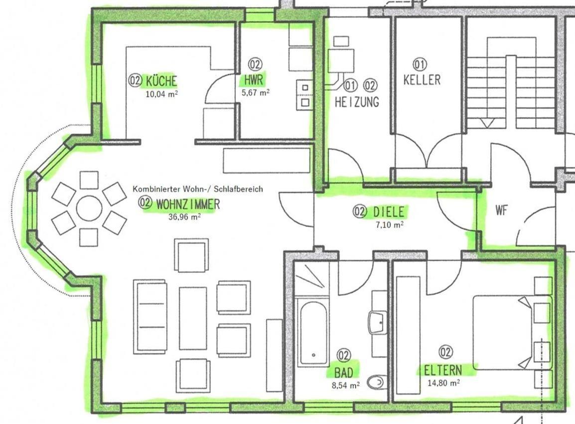 Ferienwohnung Hubertus Irsch المظهر الخارجي الصورة